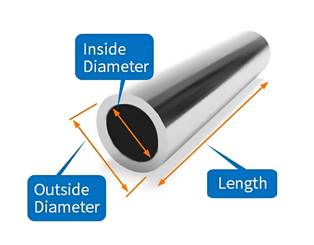 1050 1060 4047 5005 6061 7075 1mm 2mm 3mm 8mm Thick China Made Precision Anodizing Harden OEM Capillary Aluminum Tubes