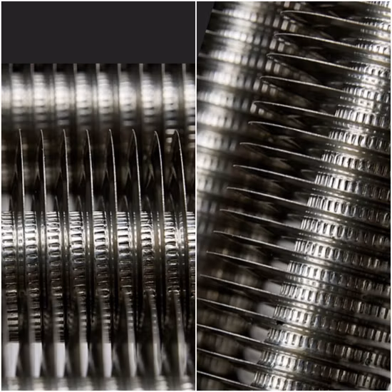 라디에이터, 열 교환기, 공기 냉각기용 나선형/압출 알루미늄 구리 합금 핀/핀 튜브