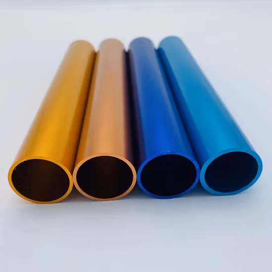 고강도 합금 알루미늄 ASTM 2024 3003 5083 6061 6063 6082 7075 T5 T6 양극 처리된 둥근 정사각형 직사각형 색상 코팅 합금 알루미늄 튜브