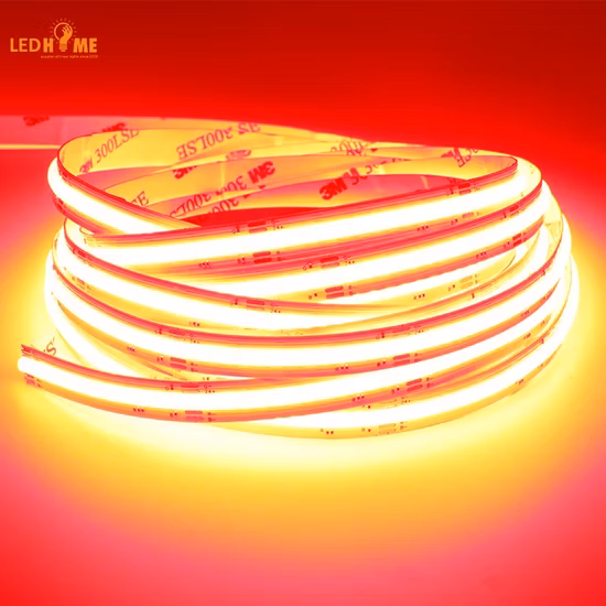 2021 알루미늄 프로파일용 핫 저가 24V 280 LED RGB COB LED 스트립